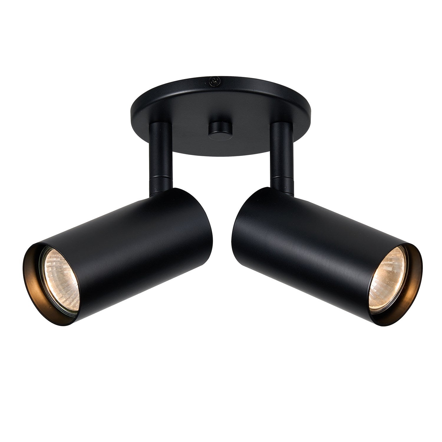 2 Light Spot Light In Matte Black by Dainolite