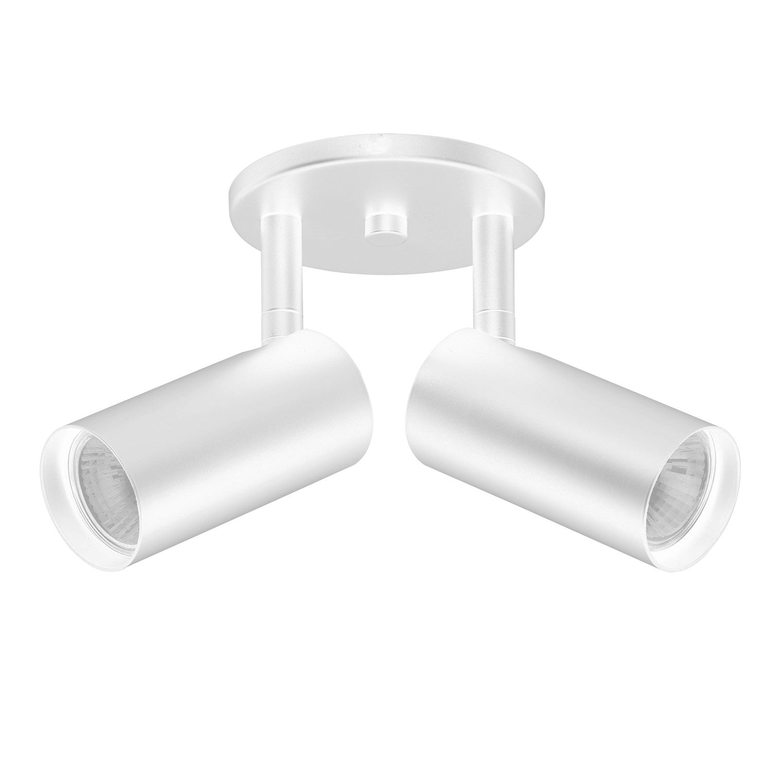 2 Light Spot Light In Matte White by Dainolite