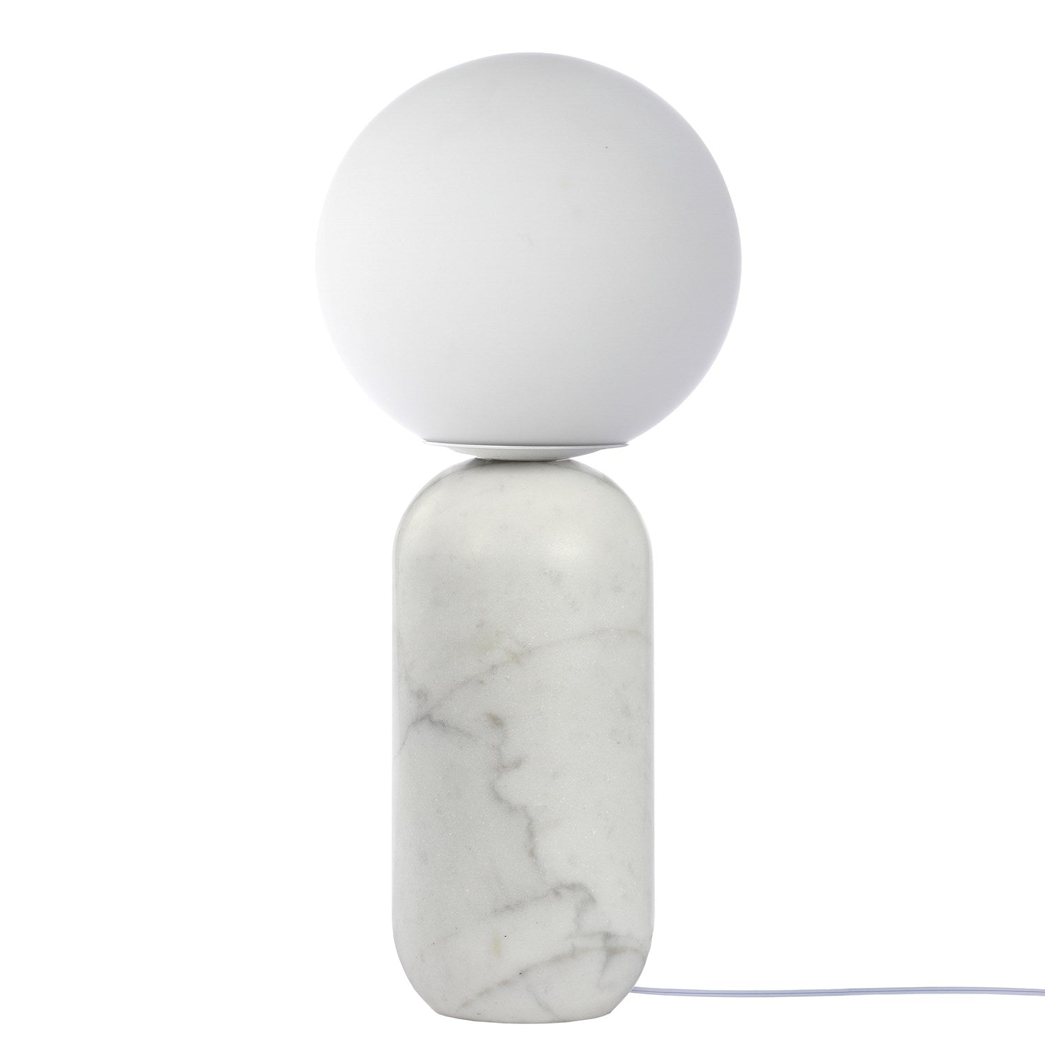 1 Light Alabaster Table Lamp W/ Opal Glass by Dainolite