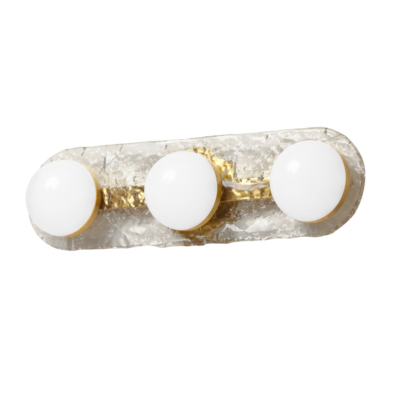 30W Vanity Aged Brass With Clear Glass by Dainolite