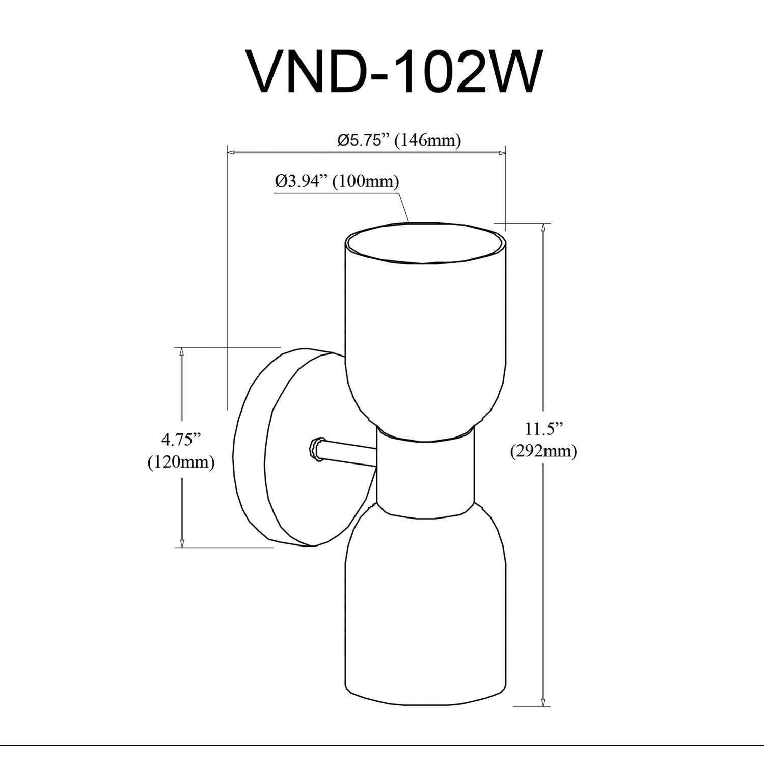 10W Wall Sconce Matte Black With Clear Glass