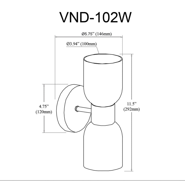 10W Wall Sconce Matte Black With Clear Glass