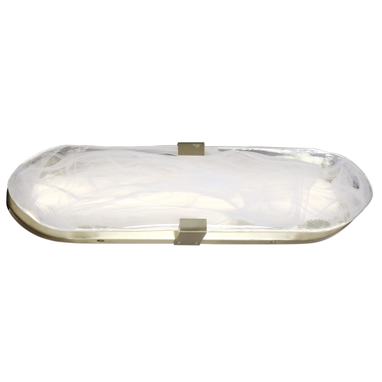 20W Wall Sconce Aged Brass With Alabaster Glass by Dainolite