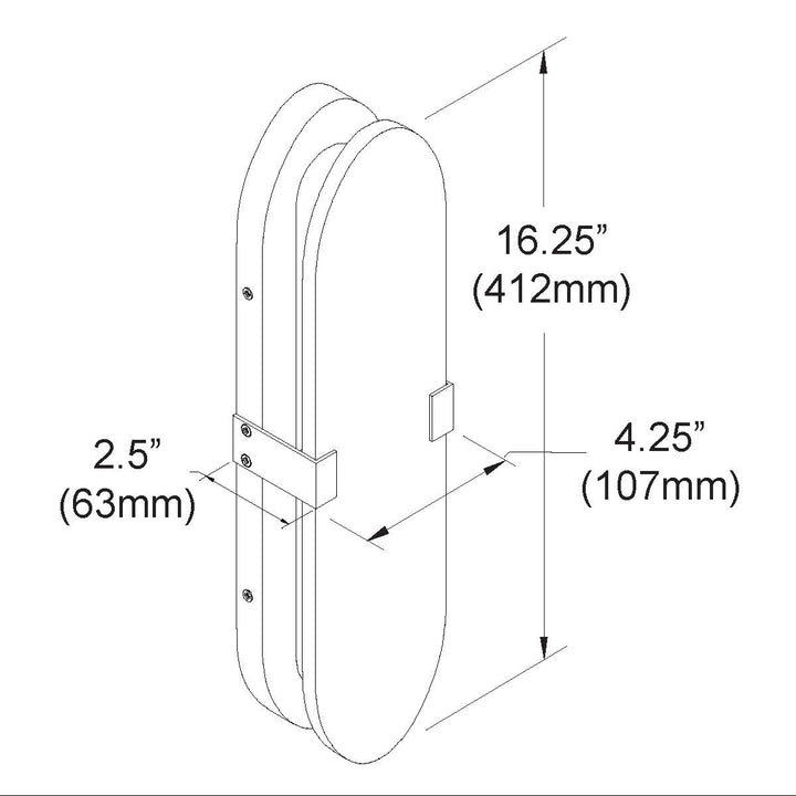 20W Wall Sconce Matte Black With Alabaster Glass