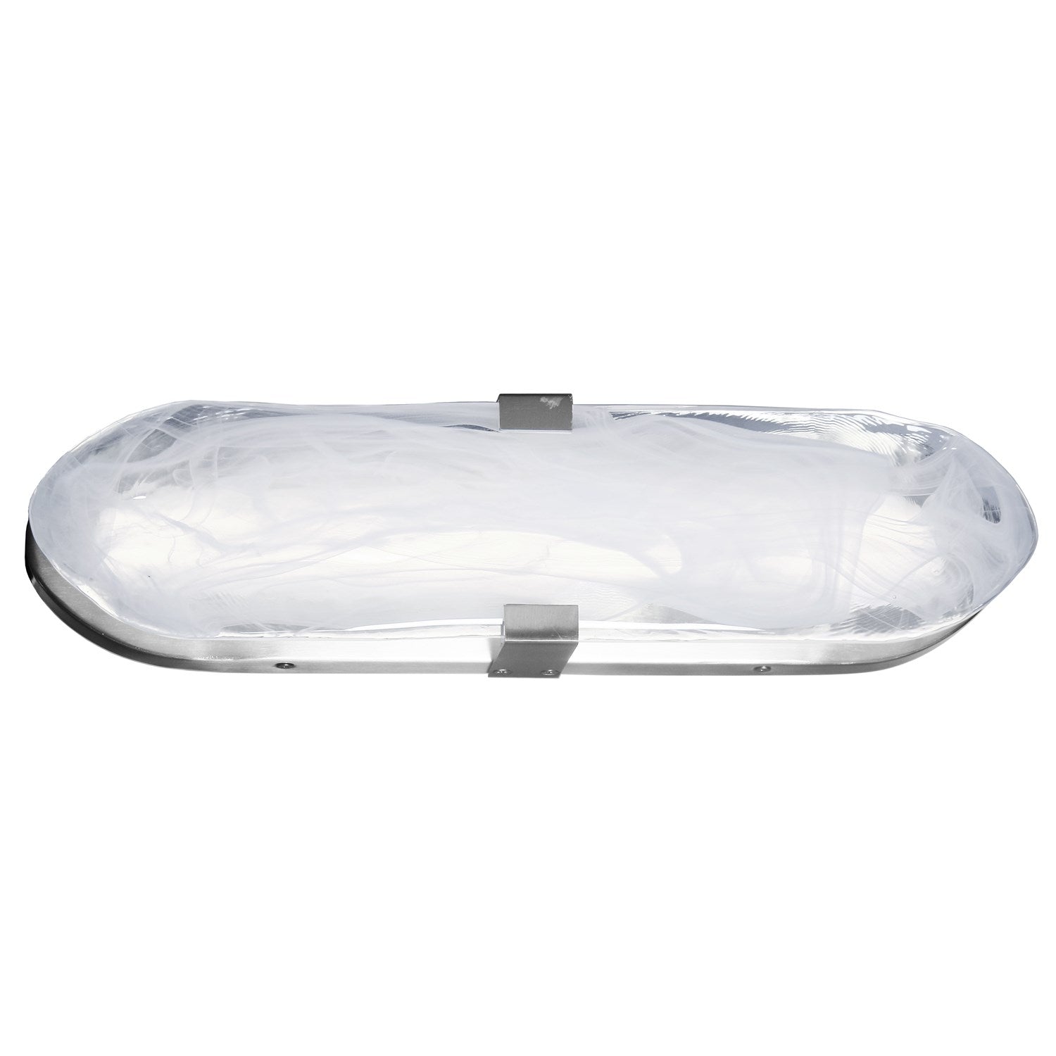 20W Wall Sconce Polished Chrome With Alabaster Glass by Dainolite
