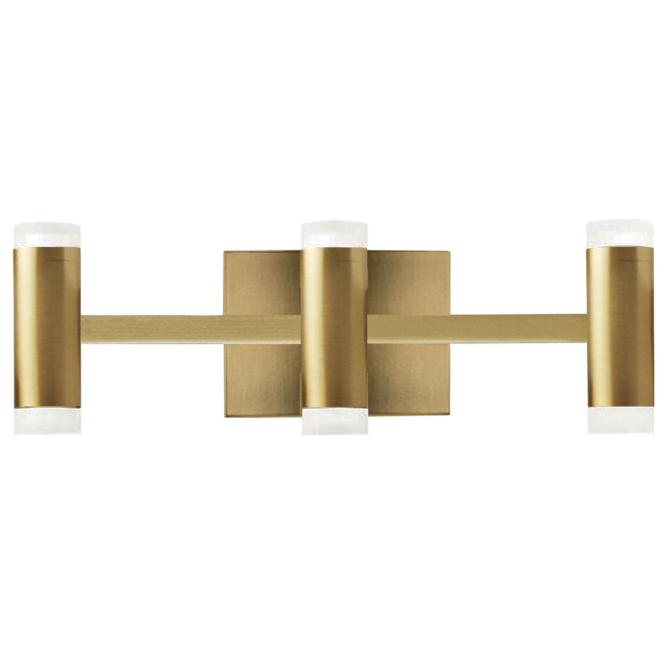 33W Led Vanity, Aged Brass With A Frosted Acrylic Diffuser by Dainolite