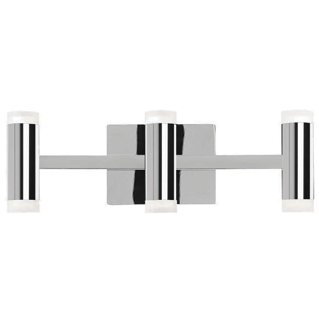 33W Led Vanity, Polished Chrome With A Frosted Acrylic Diffuser by Dainolite