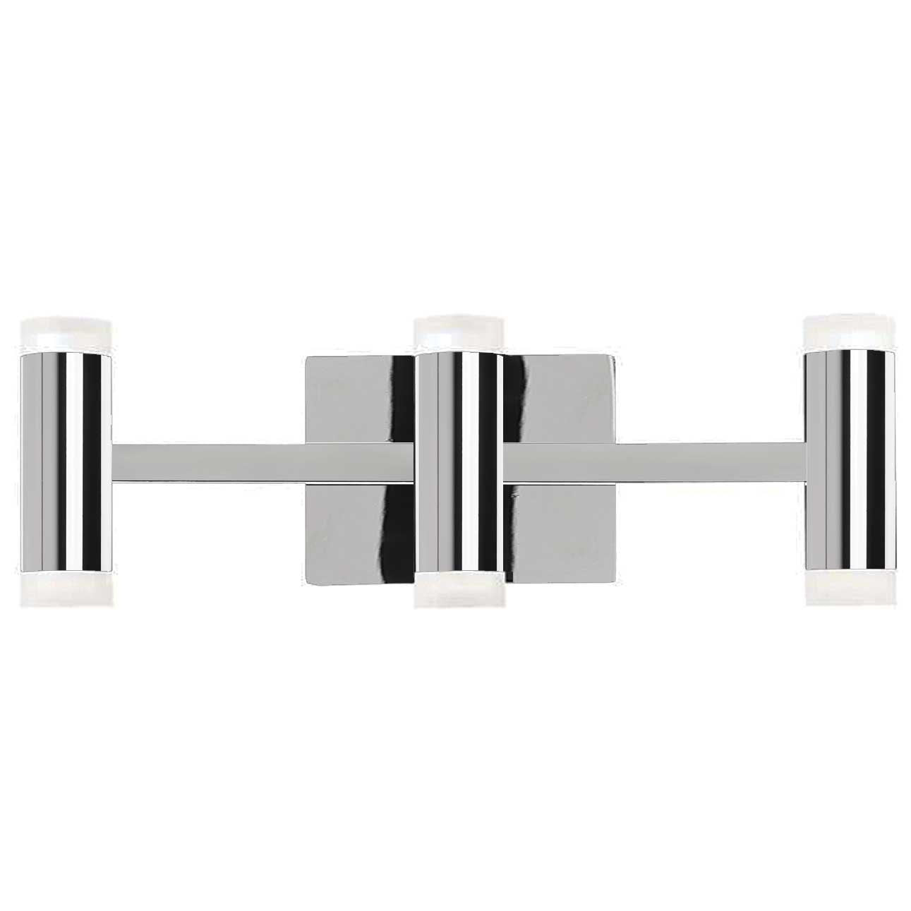 33W Led Vanity, Polished Chrome With A Frosted Acrylic Diffuser by Dainolite