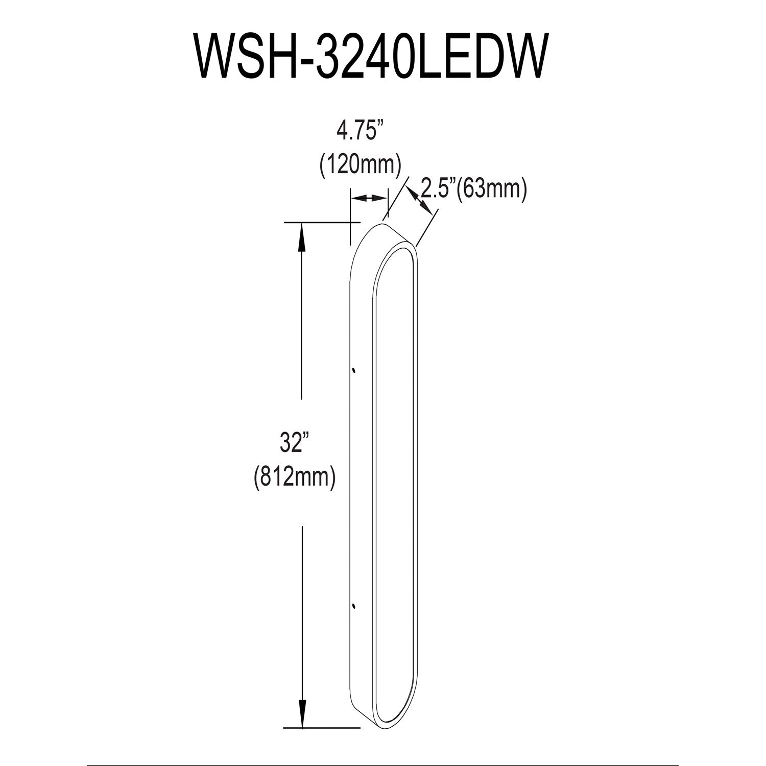 30W Wall Sconce In Matte Black W/ Alabaster Diffuser