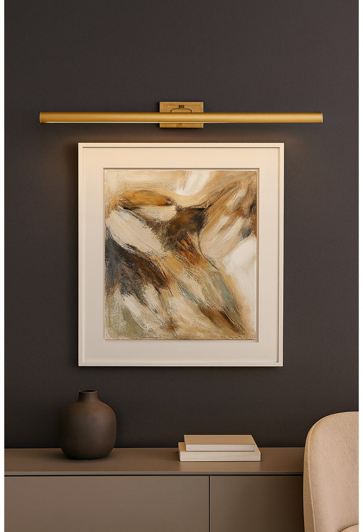 5 Colour Change Temp 40W Aged Brass Picture Light
