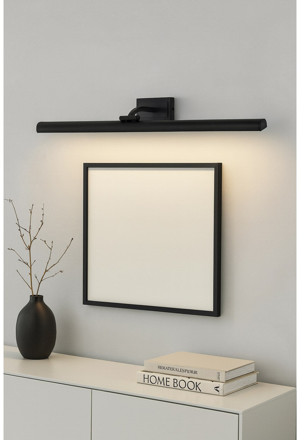 5 Colour Change Temp 40W Matte Black Picture Light