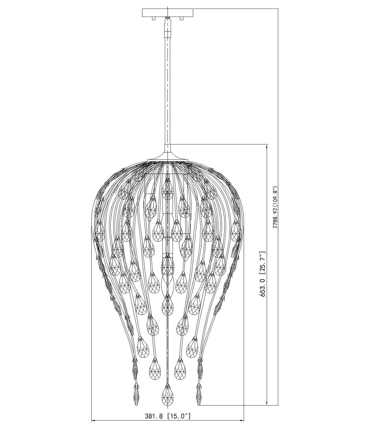 5 Light Pendant