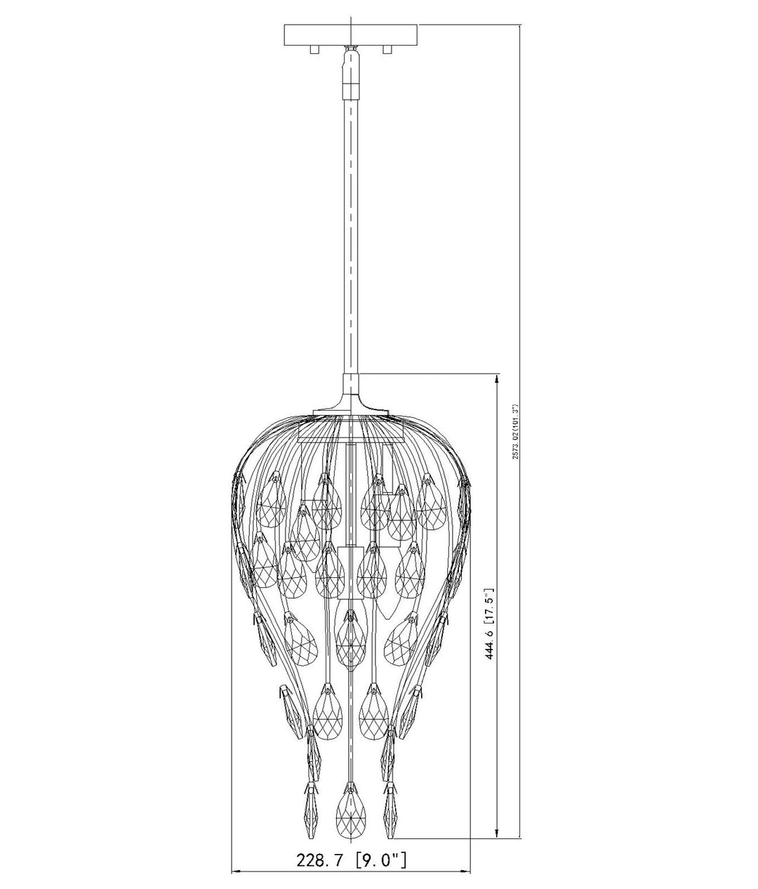 3 Light Pendant