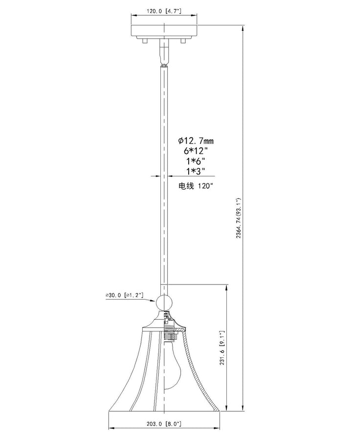 1 Light Pendant