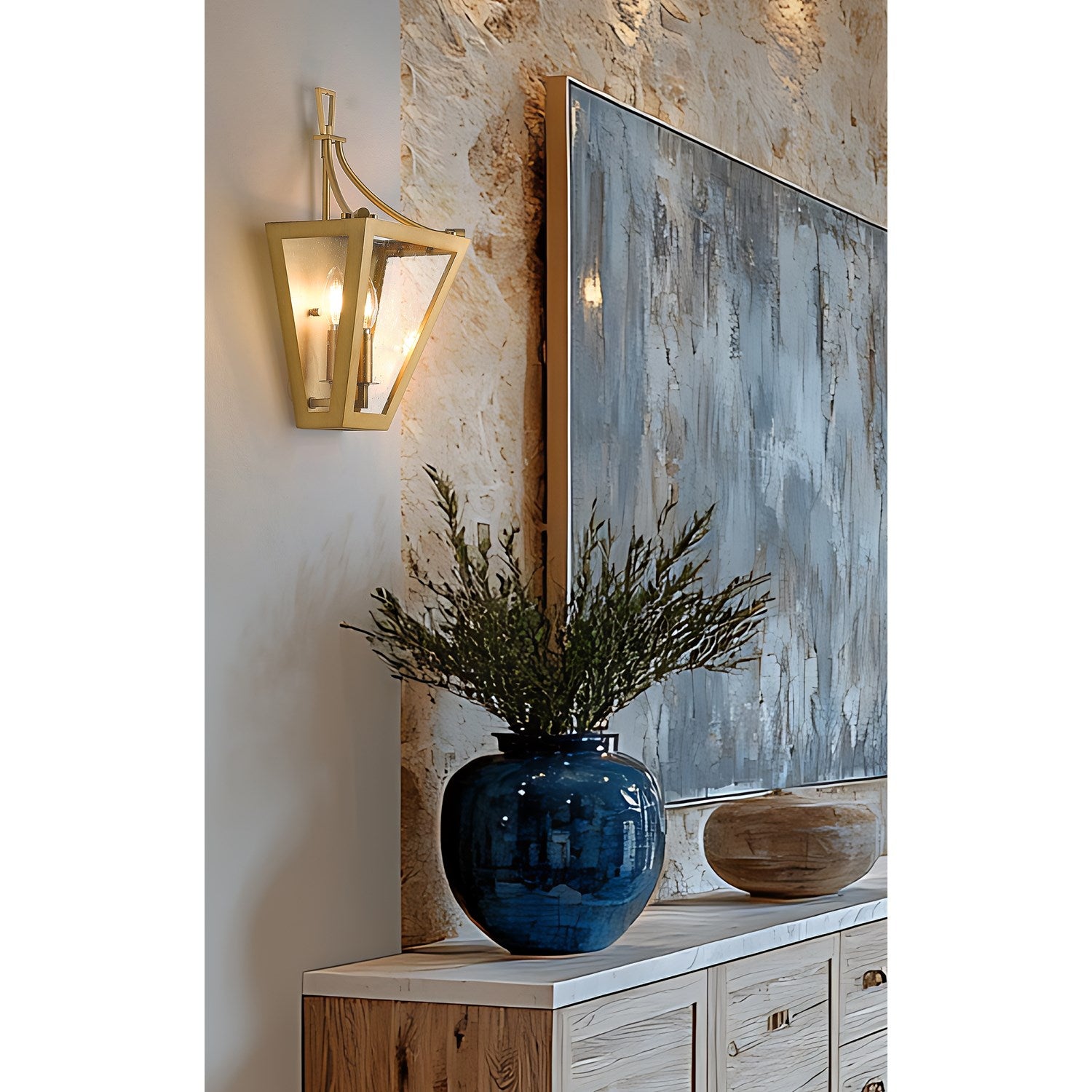 2 Light Wall Sconce