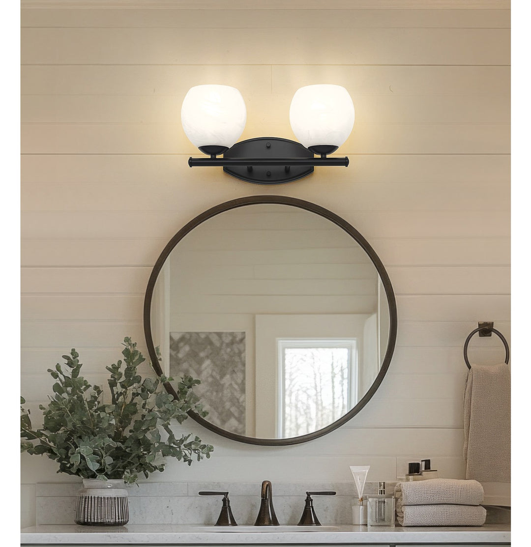 2 Light Vanity