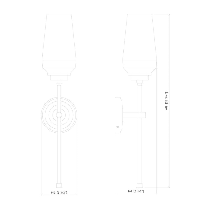 1 Light Wall Sconce