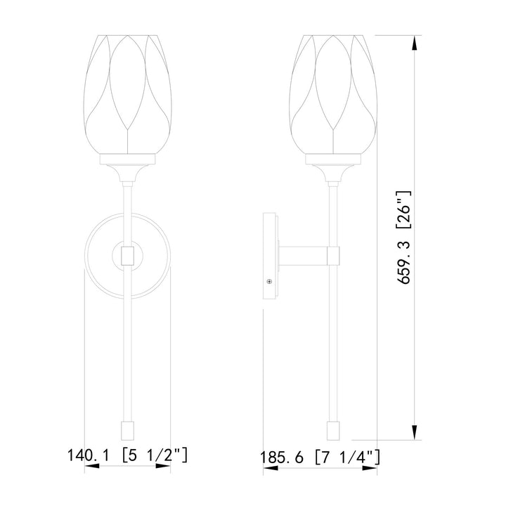 1 Light Wall Sconce