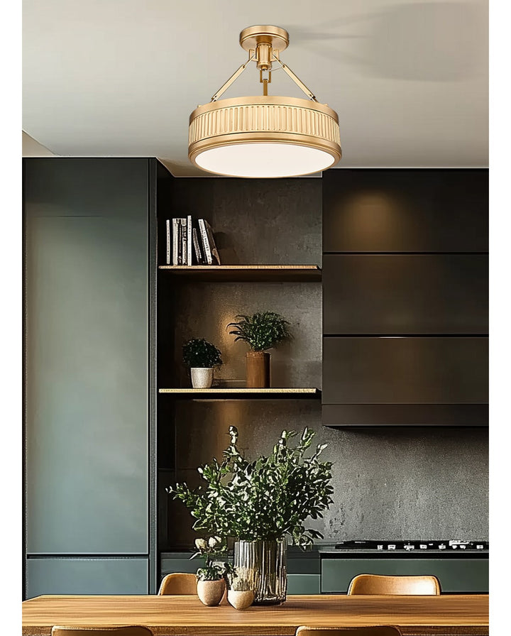 1 Light Semi Flush Mount
