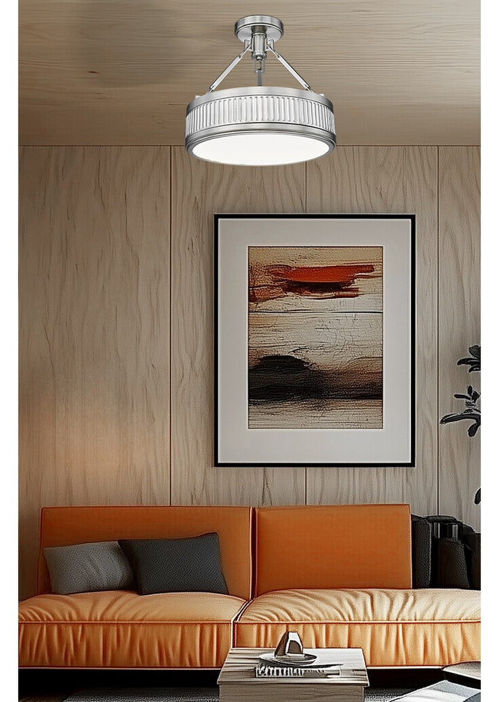1 Light Semi Flush Mount