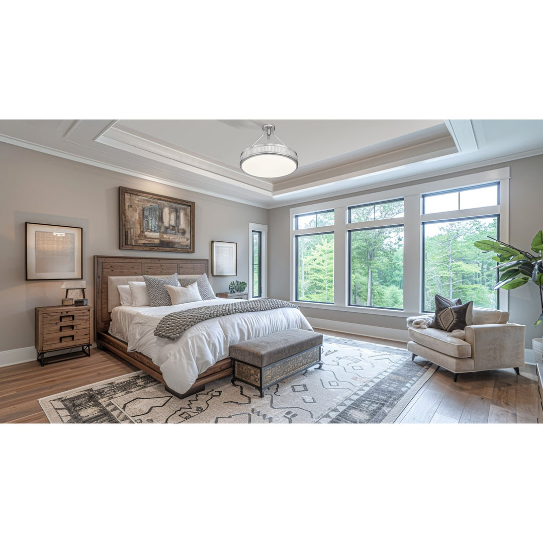 3 Light Semi Flush Mount