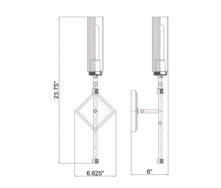 1 Light Wall Sconce