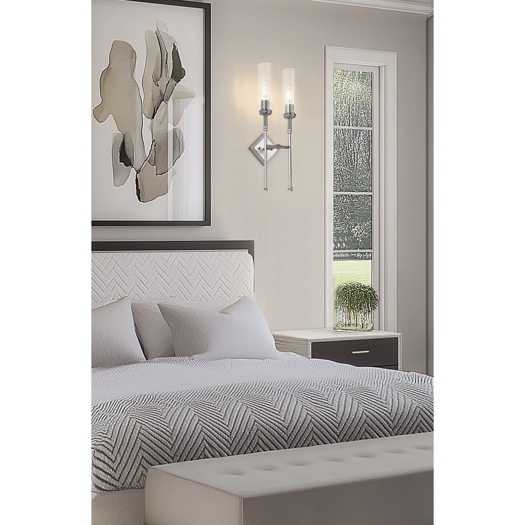 2 Light Wall Sconce