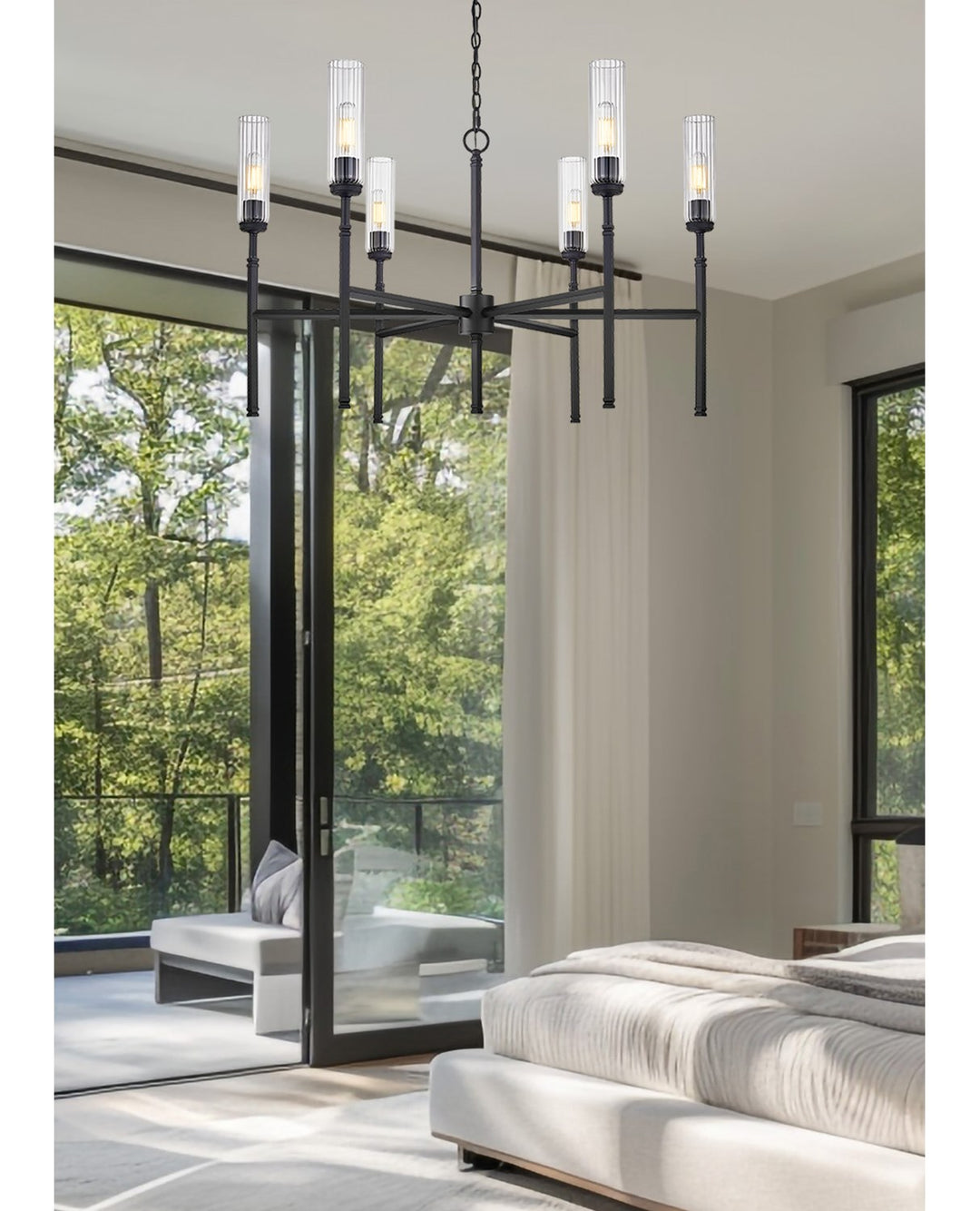 6 Light Chandelier