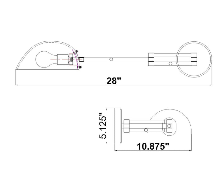 1 Light Wall Sconce