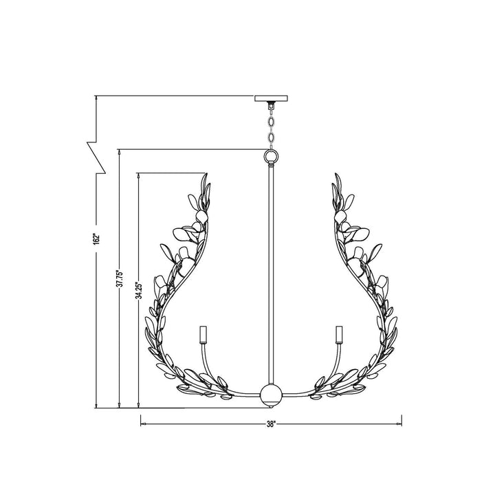 8 Light Chandelier