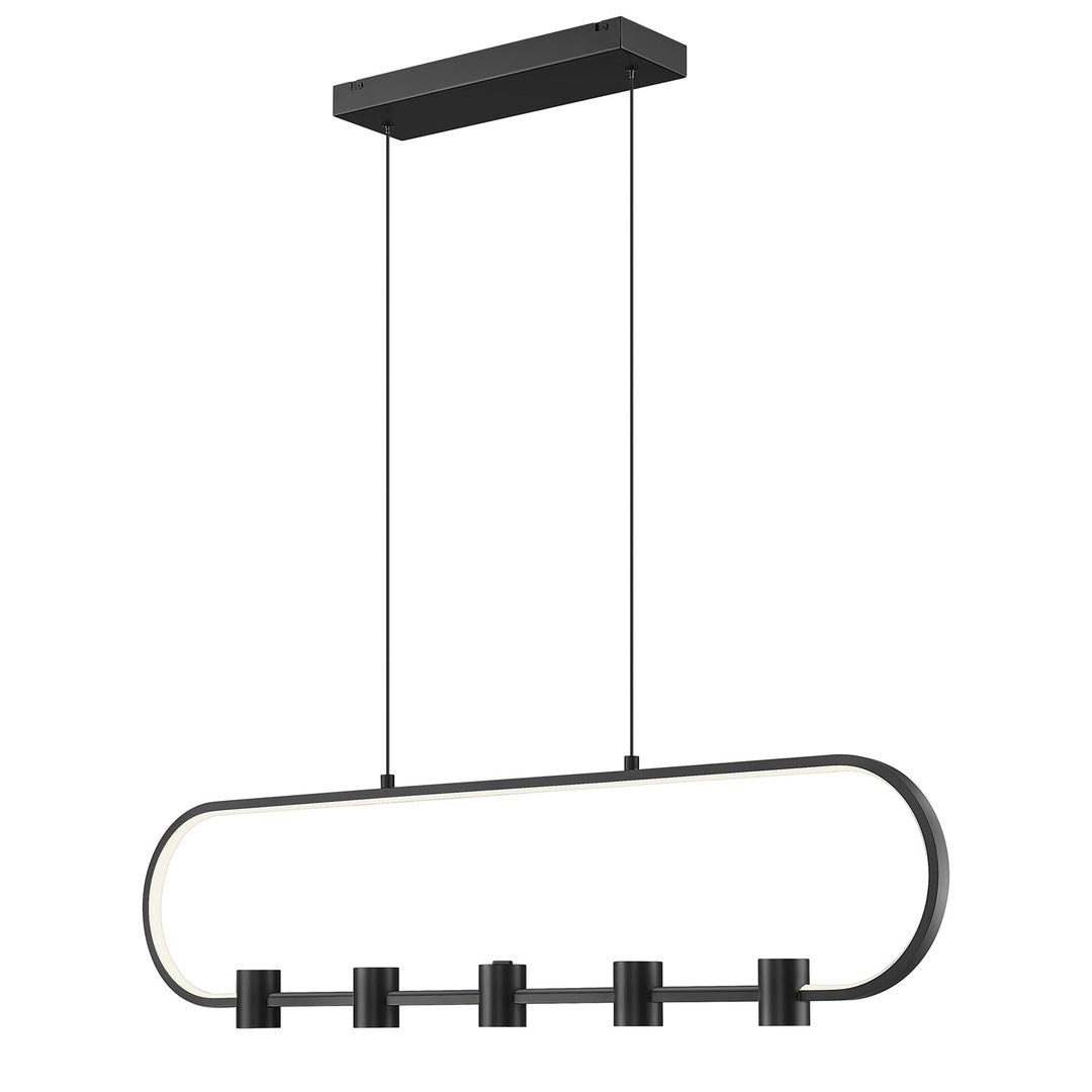 5 Light Linear Chandelier by Z-Lite