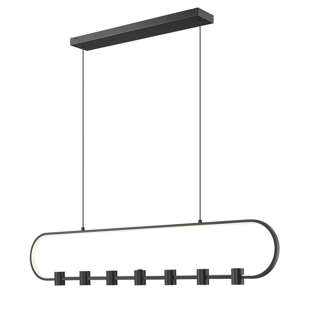 7 Light Linear Chandelier by Z-Lite