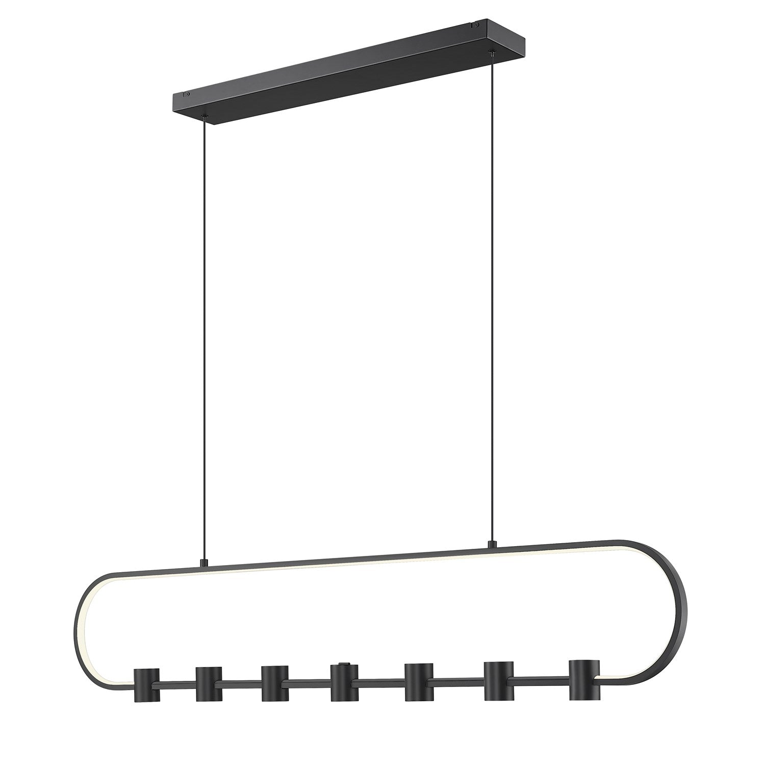 7 Light Linear Chandelier by Z-Lite