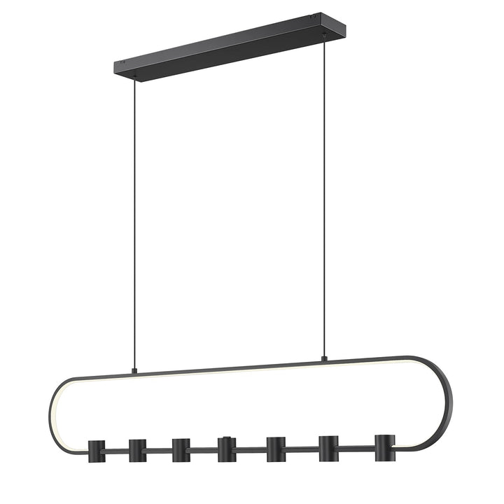 7 Light Linear Chandelier by Z-Lite