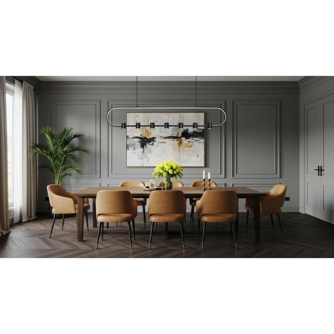 7 Light Linear Chandelier