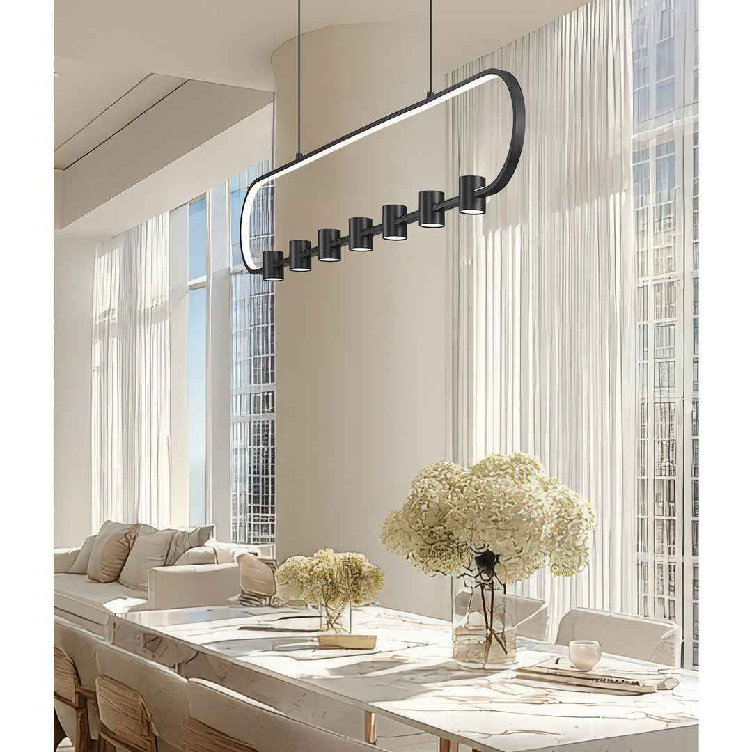 7 Light Linear Chandelier