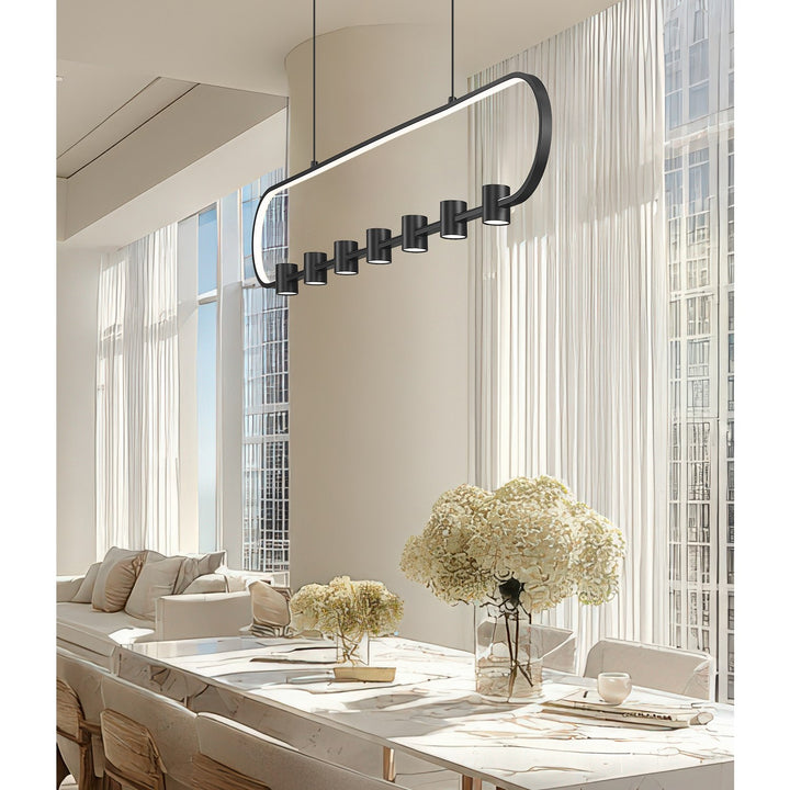 7 Light Linear Chandelier