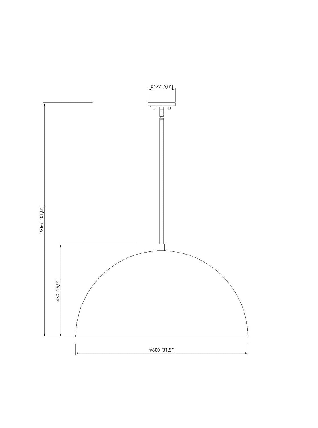 3 Light Pendant