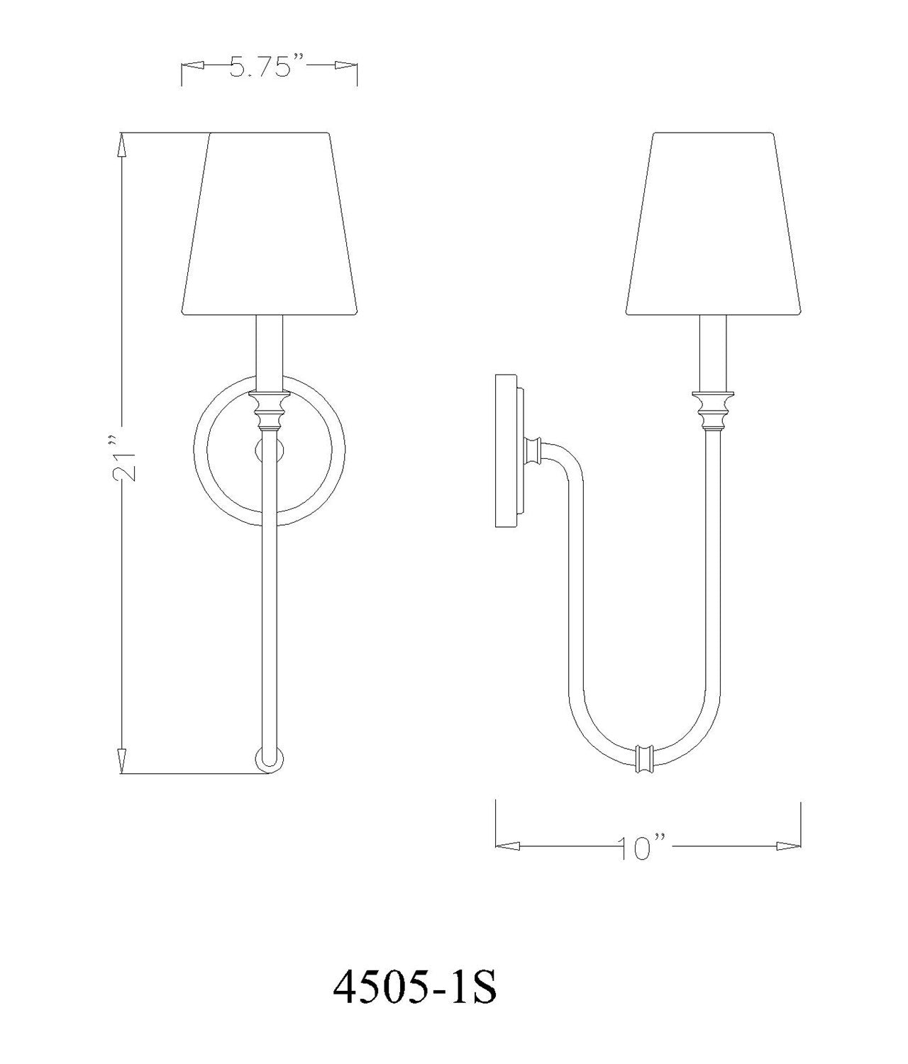 1 Light Wall Sconce