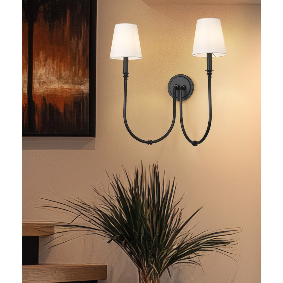 2 Light Wall Sconce