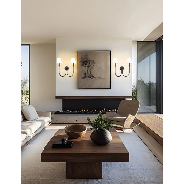 2 Light Wall Sconce