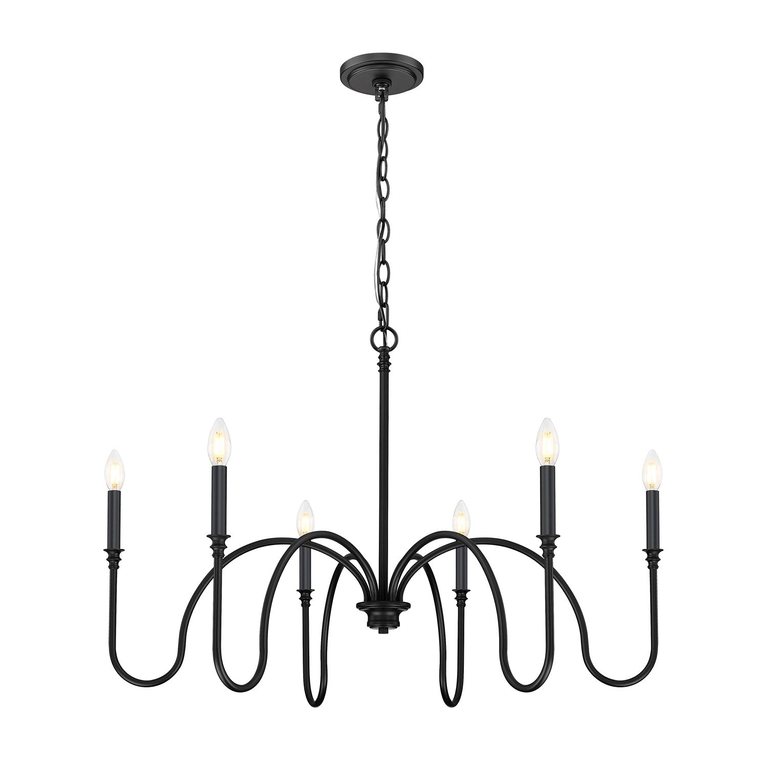 6 Light Chandelier