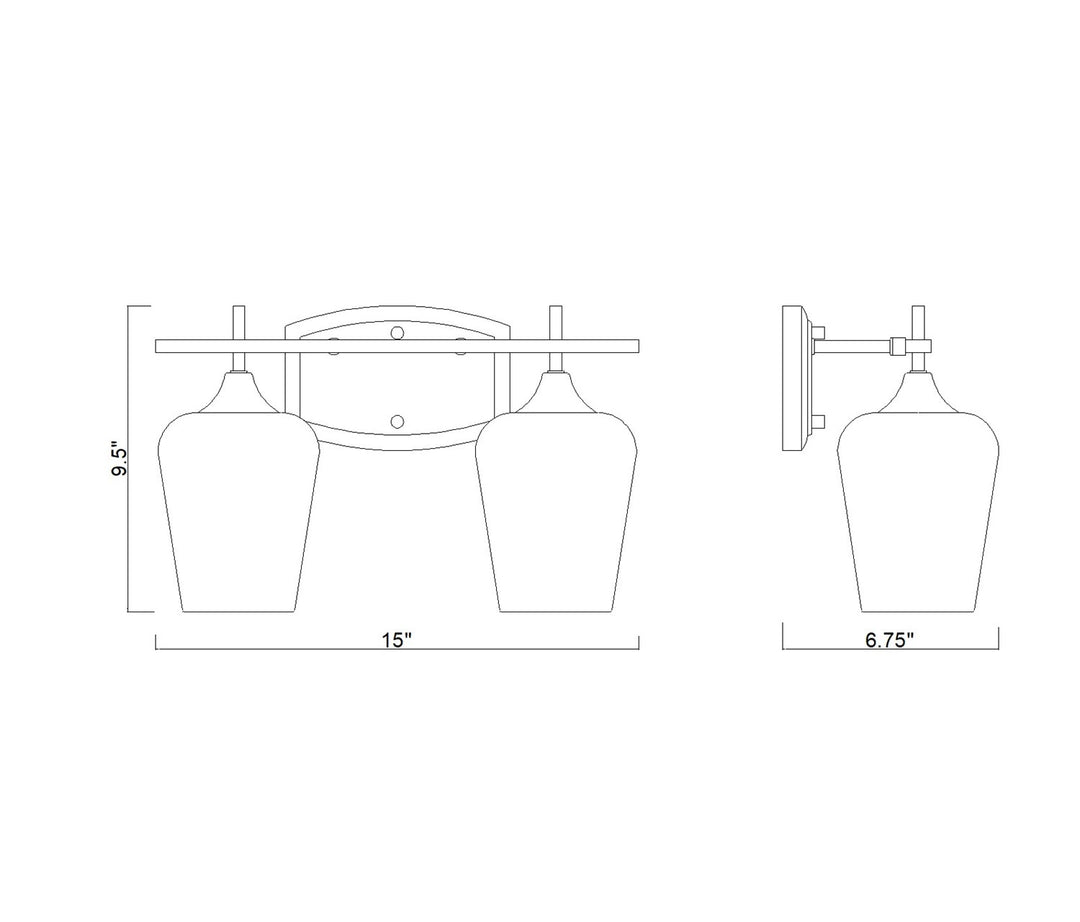 2 Light Vanity