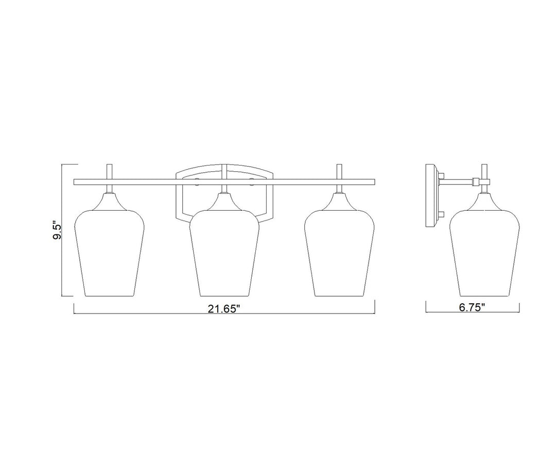 3 Light Vanity