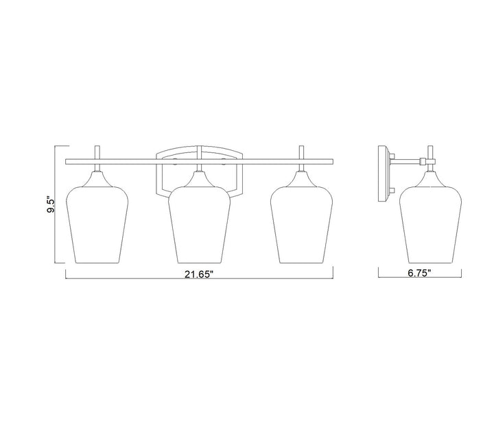 3 Light Vanity