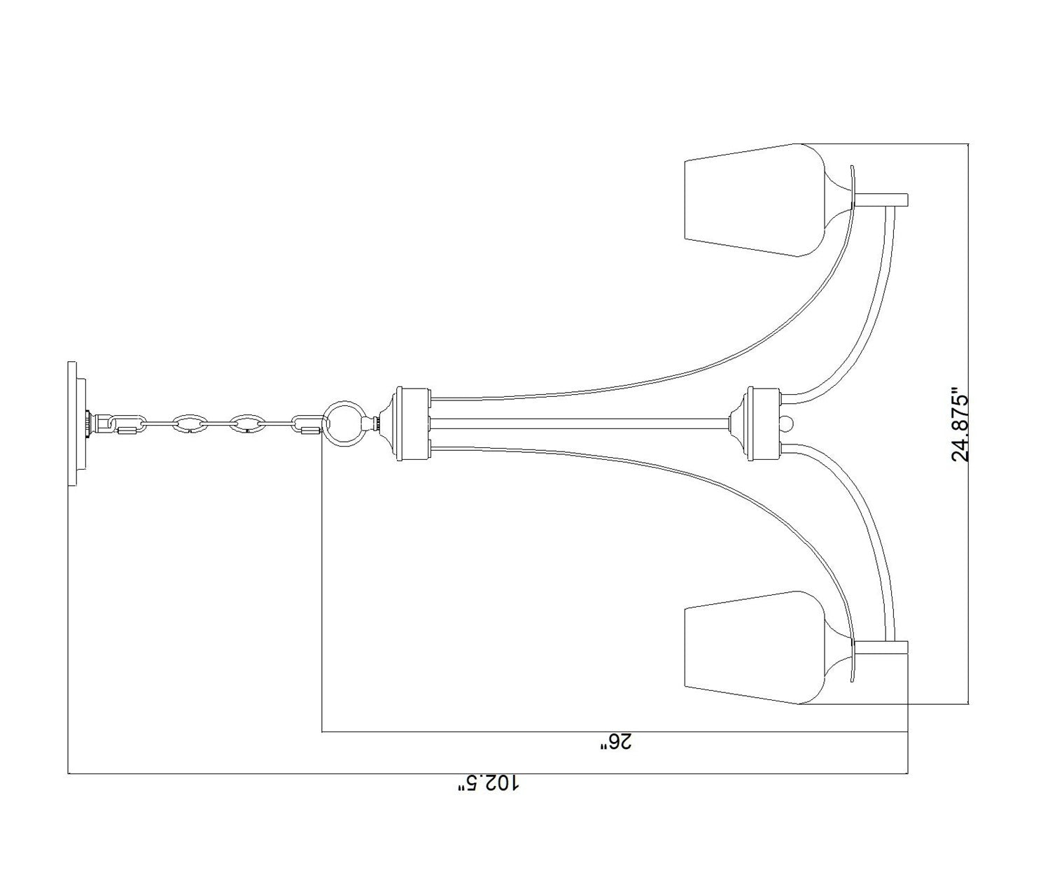 5 Light Chandelier