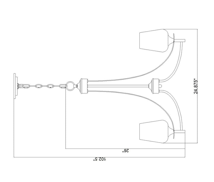 5 Light Chandelier