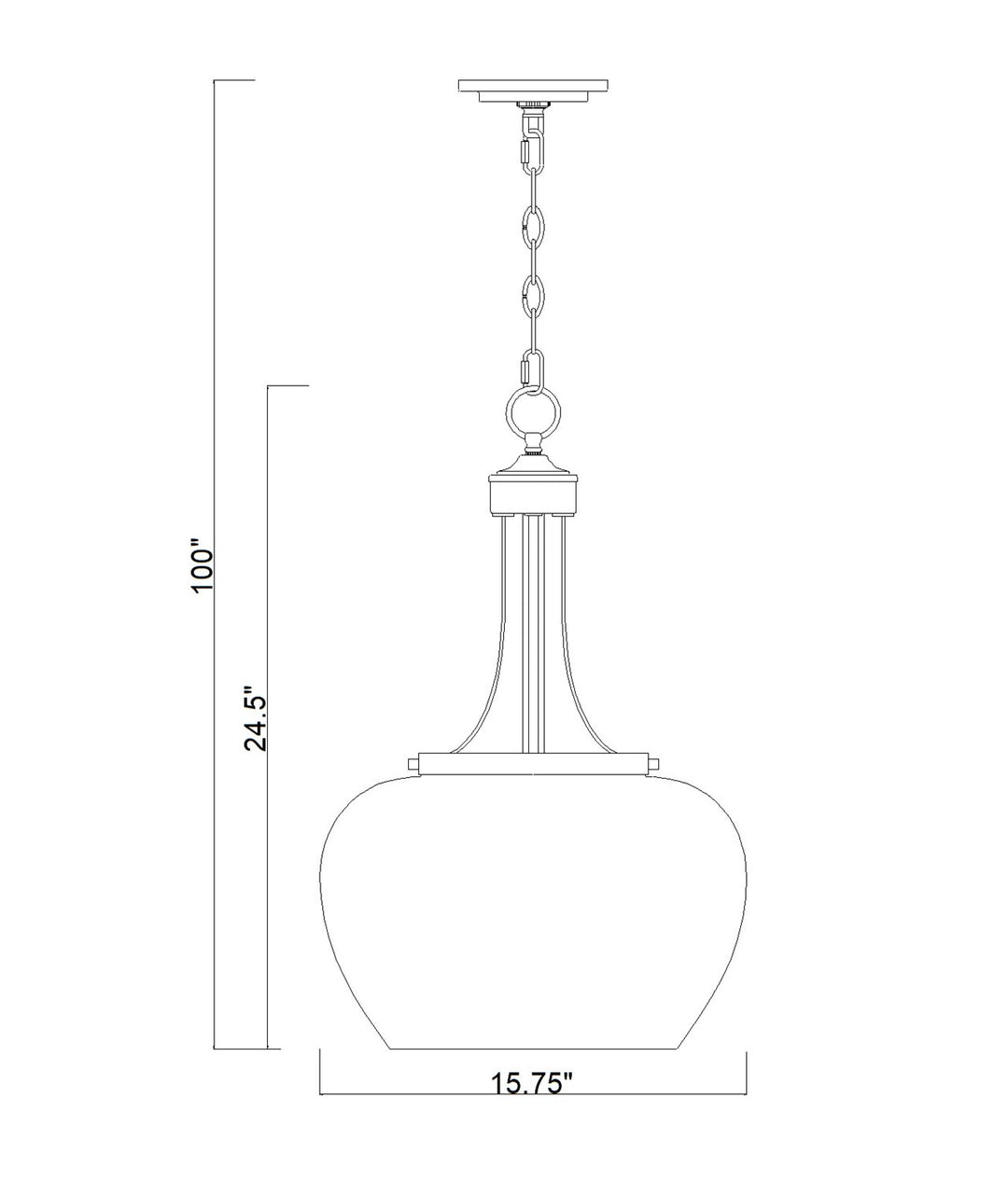 3 Light Pendant