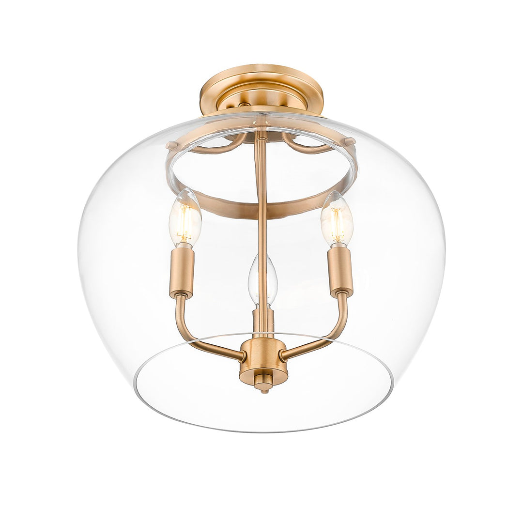 3 Light Semi Flush Mount