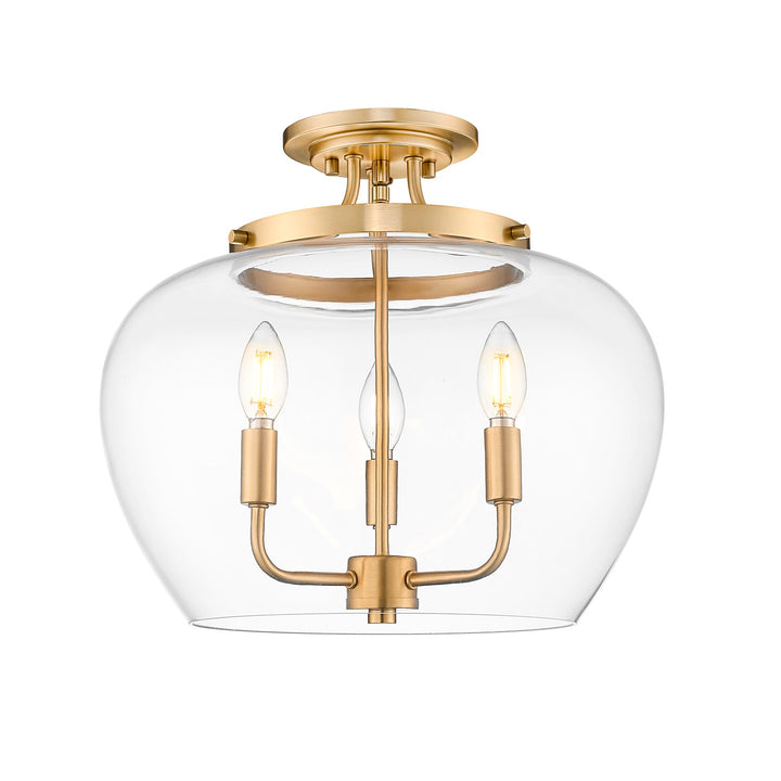3 Light Semi Flush Mount
